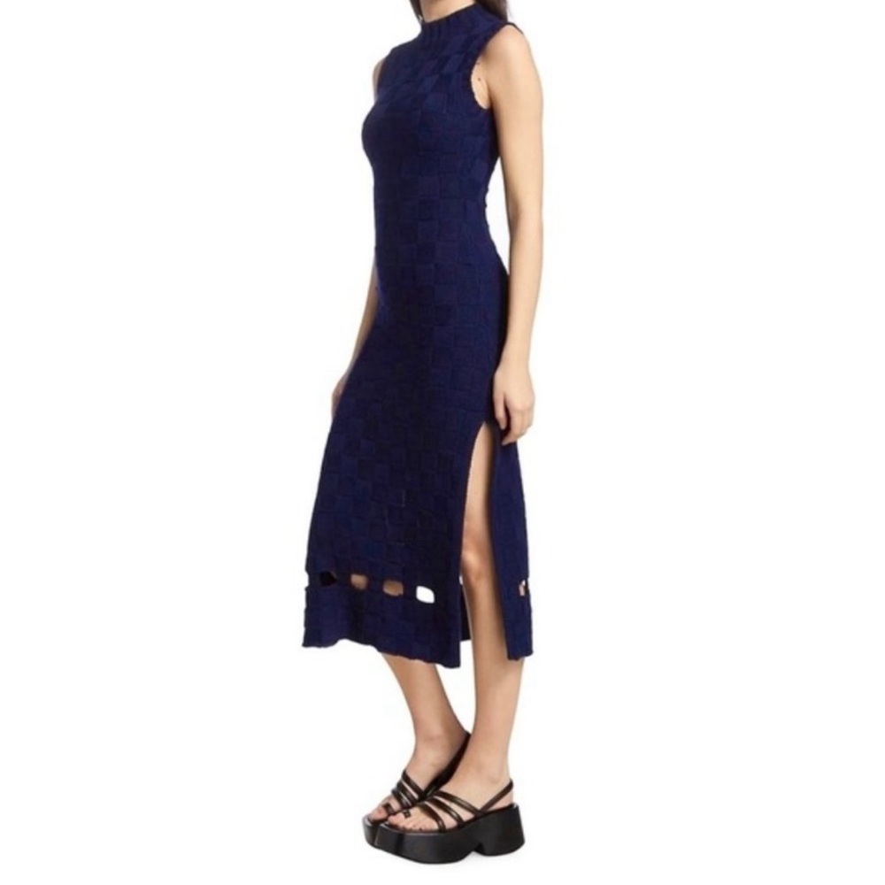 NWT STAUD NAVY SWEATER DRESS